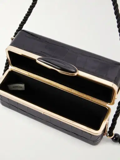 Simkhai Roma Croc-effect Leather Shoulder Bag | Thumbnail 6