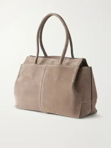 Tod's Logo-embossed Suede Tote | Thumbnail 4 Tod's Logo-embossed Suede Tote | Thumbnail 4