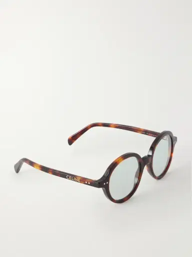 CELINE Eyewear Circle Round-frame Acetate Sunglasses | Thumbnail 3