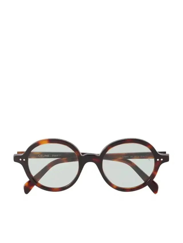 CELINE Eyewear Circle Round-frame Acetate Sunglasses