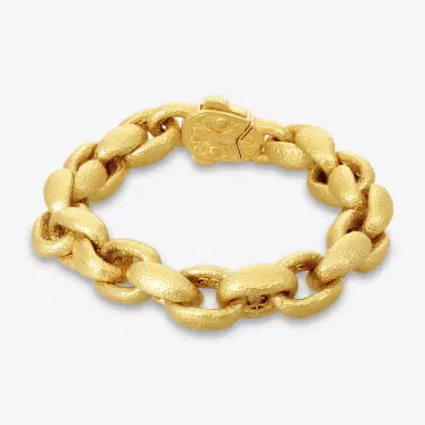 Konstantino Konstantino Callas 18K Yellow Gold Black Diamond & Ruby Link Bracelet by The Solist | Thumbnail 3
