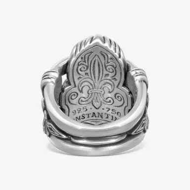 Konstantino Konstantino Minos 18K Yellow Gold & Sterling Silver Lion Head Ring Sz. 9 by The Solist | Thumbnail 3