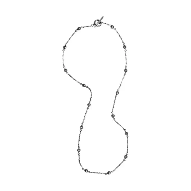 Konstantino Konstantino SS Classic Sterling Silver Dot Station Necklace by The Solist