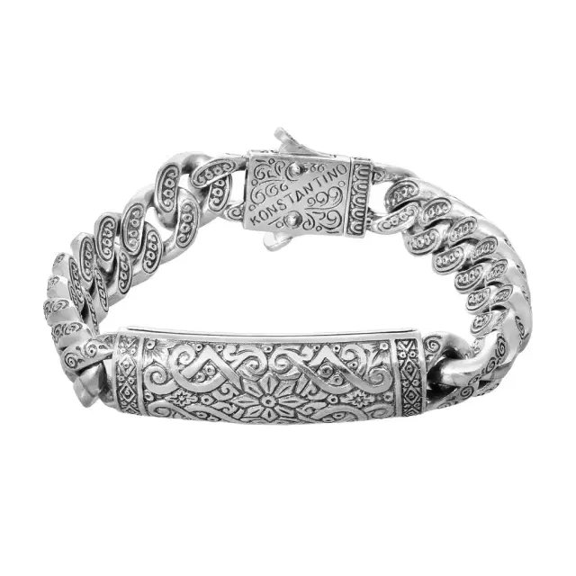 Konstantino Konstantino SS Classic Sterling Silver Link Bracelet by The Solist