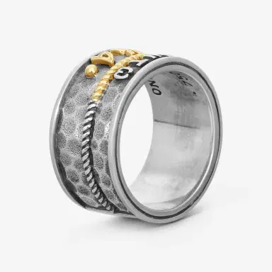 Konstantino Konstantino Stavros 18K Yellow Gold & Sterling Silver Ring Sz. 10.5 by The Solist | Thumbnail 2
