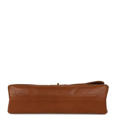 Chanel Chanel Maxi "Crush" Reissue 225 2.55 Double Flap Bag Camel Patinated Calfskin Gold Hardware | Thumbnail 6