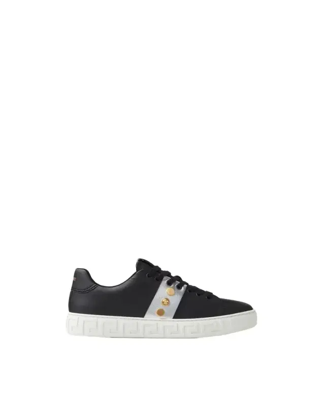 Versace Greca Embellished Sneakers