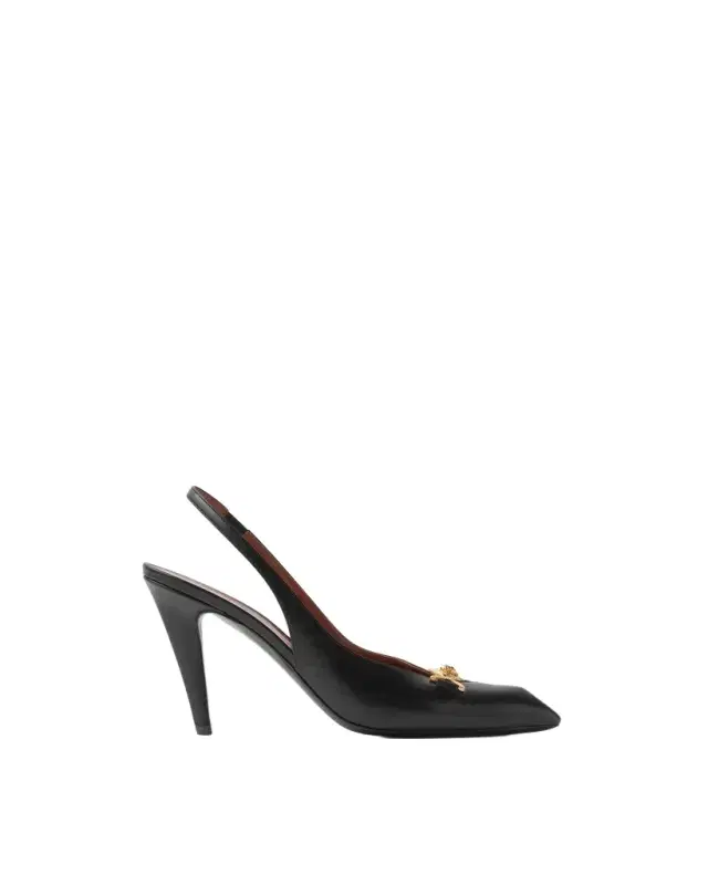Versace Clelia Nappa Slingbacks 90 mm