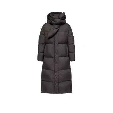 Moncler Ornement Hooded Long Down Jacket | Thumbnail 1