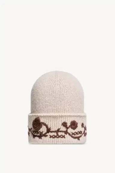 Moncler Embroidered Alpaca Blend Knit Beanie | Thumbnail 2