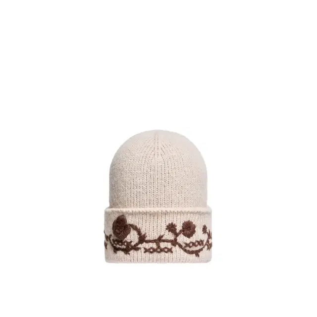 Moncler Embroidered Alpaca Blend Knit Beanie