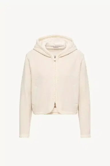 Moncler Waffle Knit Zip-up Hoodie | Thumbnail 2