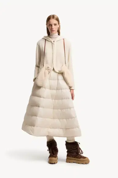 Moncler Waffle Knit Zip-up Hoodie | Thumbnail 3