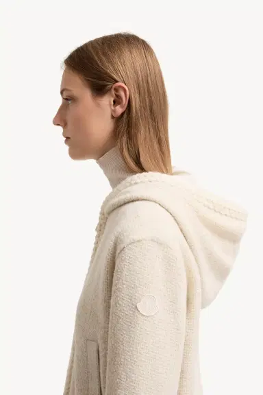 Moncler Waffle Knit Zip-up Hoodie | Thumbnail 4