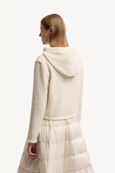 Moncler Waffle Knit Zip-up Hoodie | Thumbnail 6