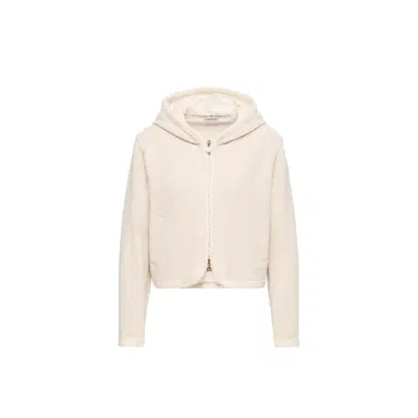 Moncler Waffle Knit Zip-up Hoodie | Thumbnail 1