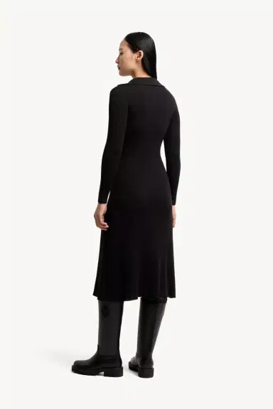 Moncler Wool Blend Knee-length Polo Dress | Thumbnail 6