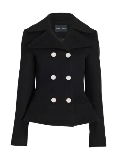 Proenza Schouler Romane Compact Melton Wool Peplum Jacket | Thumbnail 1