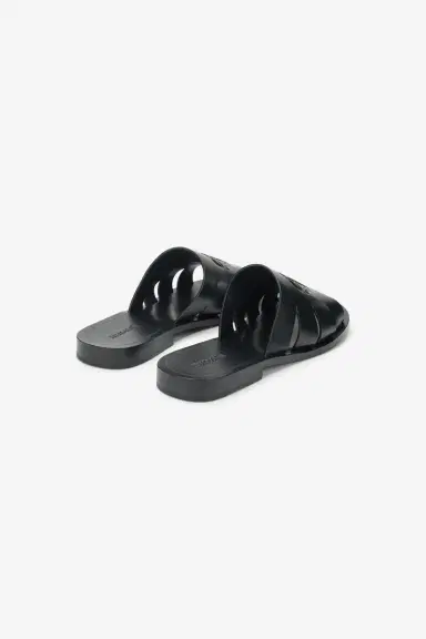 Roberto Cavalli Leather Sandal with with Embossed Logo Detail | Thumbnail 2 Roberto Cavalli Leather Sandal with with Embossed Logo Detail | Thumbnail 2