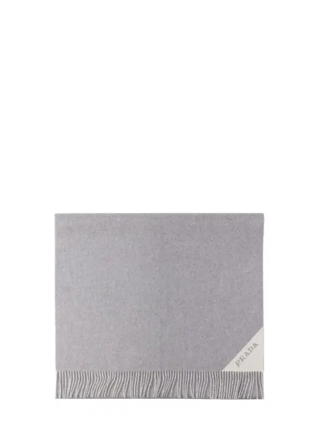Prada Fringe Cashmere-Wool Scarf