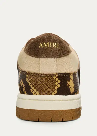 AMIRI Python-Printed Leather Low-Top Sneakers | Thumbnail 5