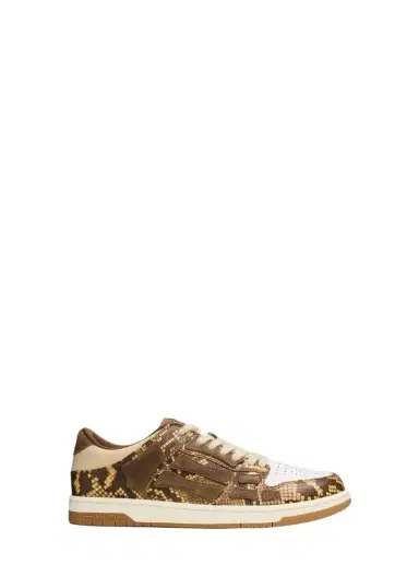AMIRI Python-Printed Leather Low-Top Sneakers | Thumbnail 1
