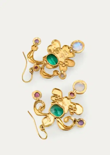 JUDY GEIB 18K Jester-Shape Drop Earrings | Thumbnail 4