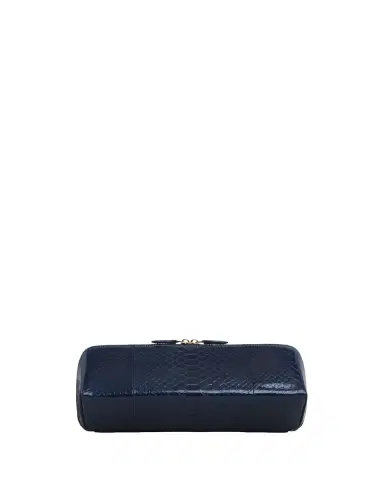 Alaïa Delta Snakeskin Leather Clutch Bag | Thumbnail 2