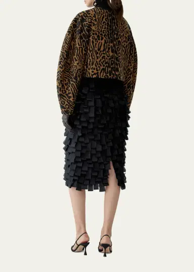 Carolina Herrera Silk Layered Pencil Skirt | Thumbnail 3
