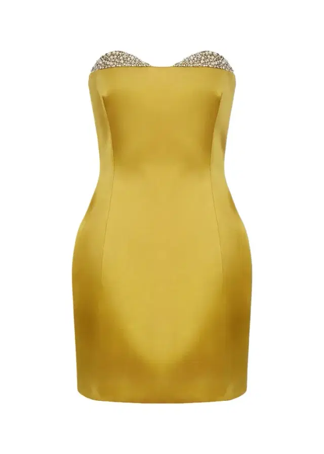 The New Arrivals by Ilkyaz Ozel Noelie Strapless Rhinestone-Embellished Mini Dress