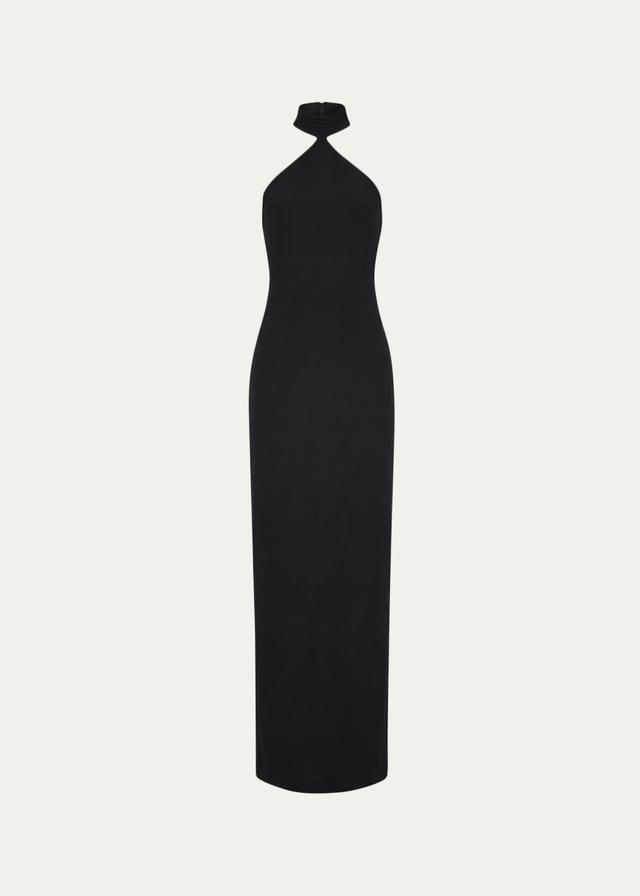The New Arrivals by Ilkyaz Ozel Kailash Halter Column Gown