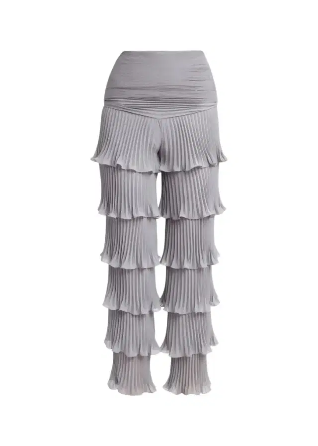 Valentino Garavani Pleated Ruffle Tiered Pants
