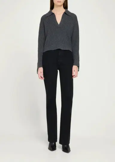 Simkhai Natalia Rib-Knit Fringe Sweater | Thumbnail 2