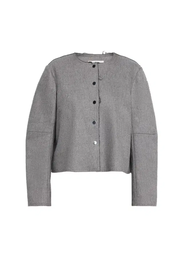 Crescent Wool-Cashmere Crop Jacket