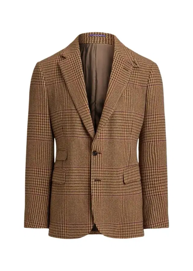 Ralph Lauren Purple Label Men's Glenn Hand-Tailored Plaid Suit Jacket