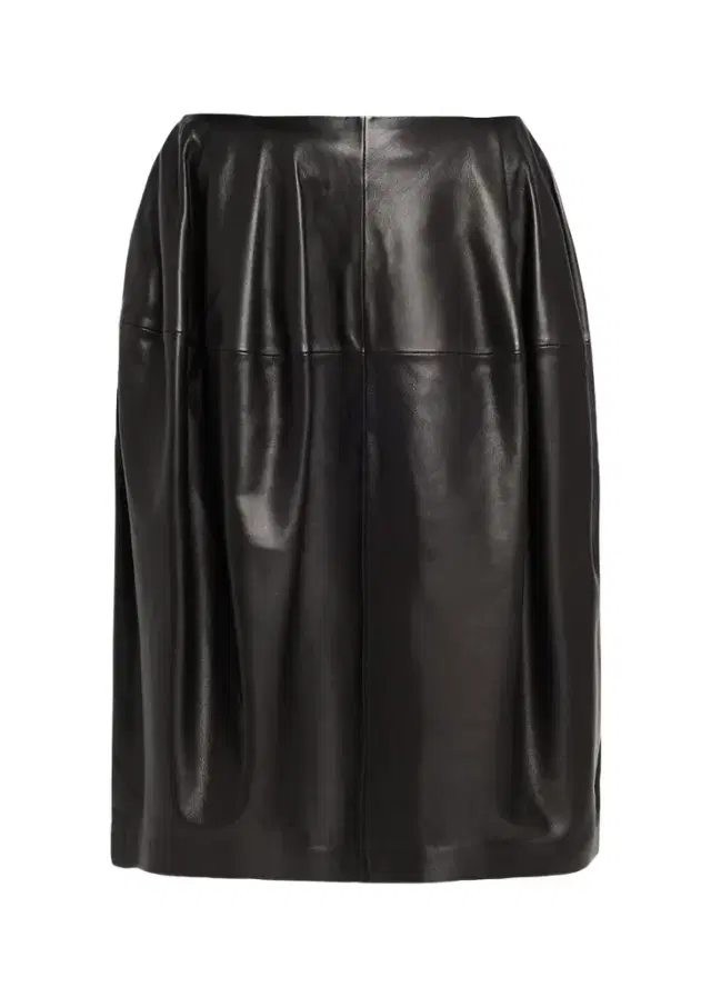 TOTEME Short Sculptural Leather Skirt