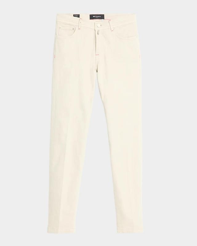 Kiton Men's Five-Pocket Straight Fit Pants