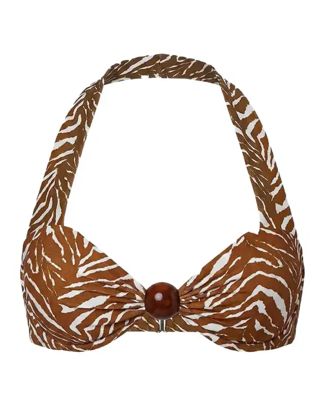 N/NICHOLAS Sirena Halter Bikini Top