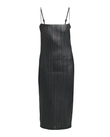 Tom Ford Leather Ribbed Midi Dress | Thumbnail 1