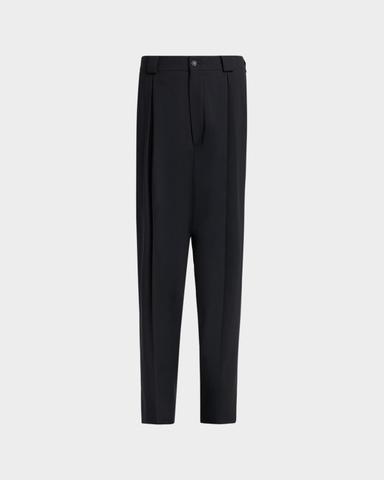 Giorgio Armani Men's Virgin Wool-Blend Straight-Leg Trousers | Thumbnail 1