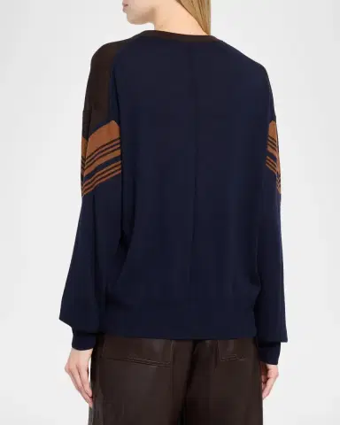 A.L.C. Nicole Chevron Wool Sweater | Thumbnail 3