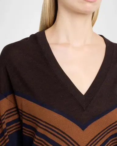 A.L.C. Nicole Chevron Wool Sweater | Thumbnail 5