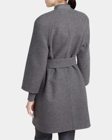 Valentino Garavani Belted Wool-Cashmere Wrap Coat | Thumbnail 3