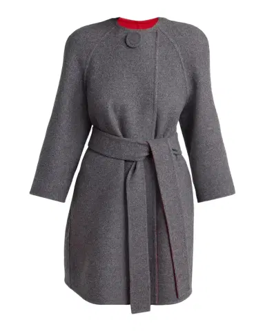 Valentino Garavani Belted Wool-Cashmere Wrap Coat | Thumbnail 1