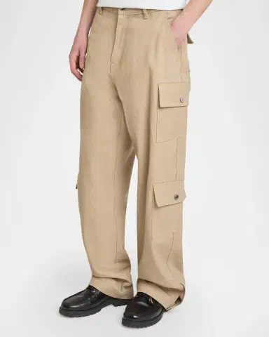 Casablanca Men's Canvas Relaxed-Fit Cargo Pants | Thumbnail 4 Casablanca Men's Canvas Relaxed-Fit Cargo Pants | Thumbnail 4