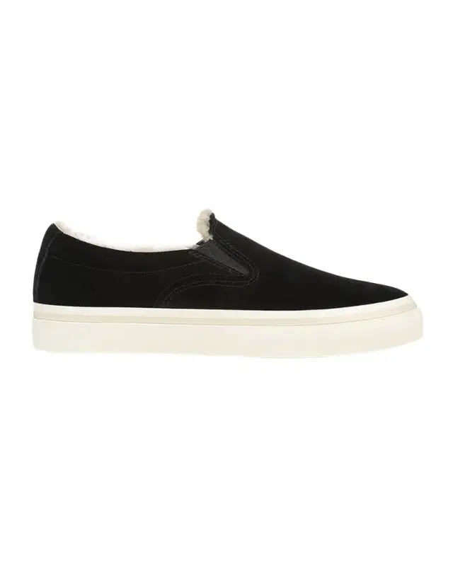 Blair Suede & Shearling Slip-On Sneakers