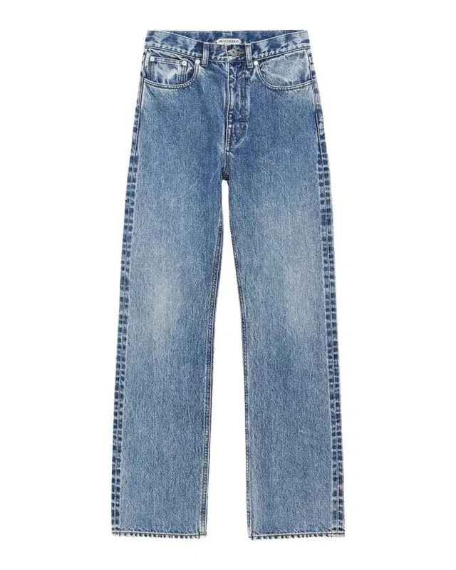 JW Anderson Mid-Rise Straight-Leg Jeans