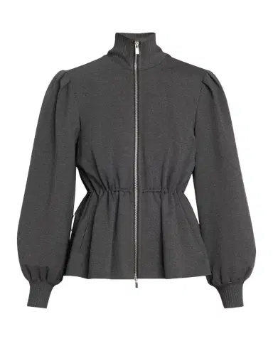 Toccin Ida Zip-Front Peplum Jacket | Thumbnail 1