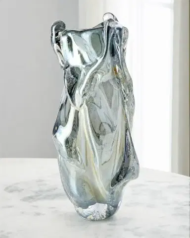 John-Richard Collection Sunlit Art Glass Sculptural Vase | Thumbnail 2