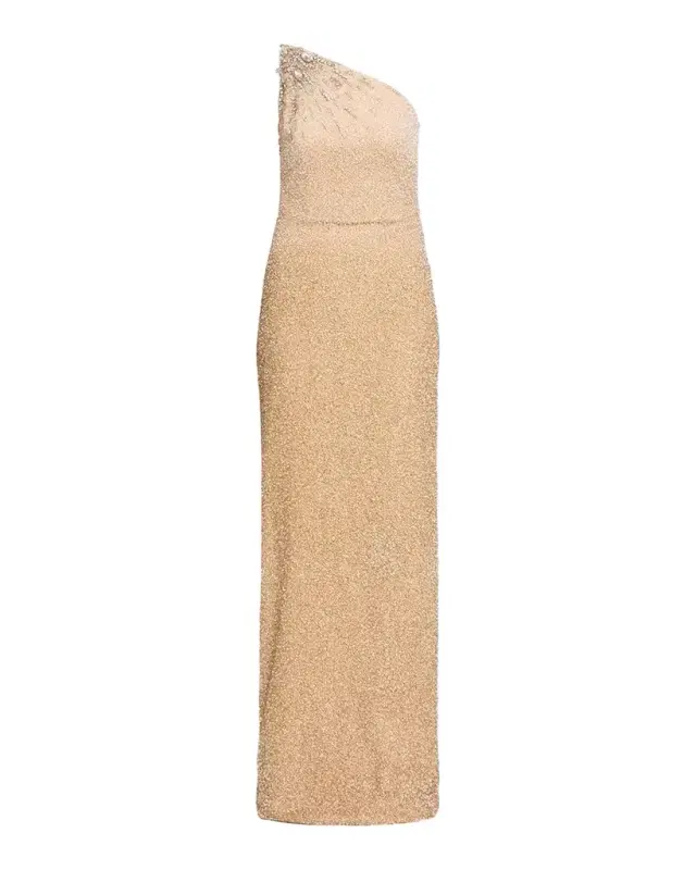 Ombre Signature Sequined Strapless Column Gown
